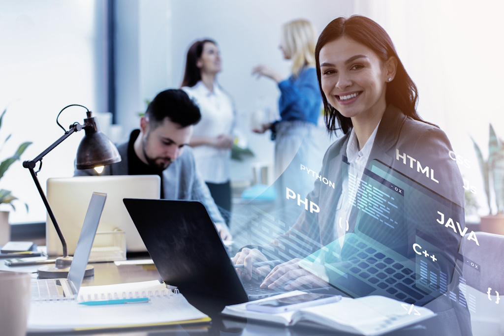 Ilustración de Transformación Digital